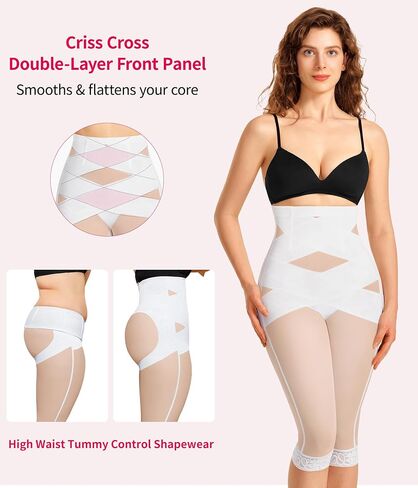 Gotoly Shapear Control Tummy High Pheched Butting Lifting Shapear Body Shaper Capri Shapear Shorts Hoit Slimmer in Kuwait