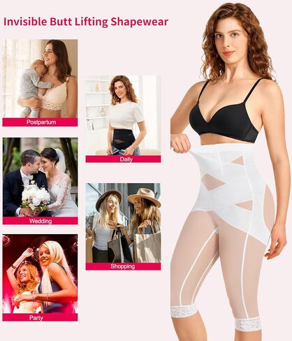 Gotoly Shapear Control Tummy High Pheched Butting Lifting Shapear Body Shaper Capri Shapear Shorts Hoit Slimmer in Kuwait
