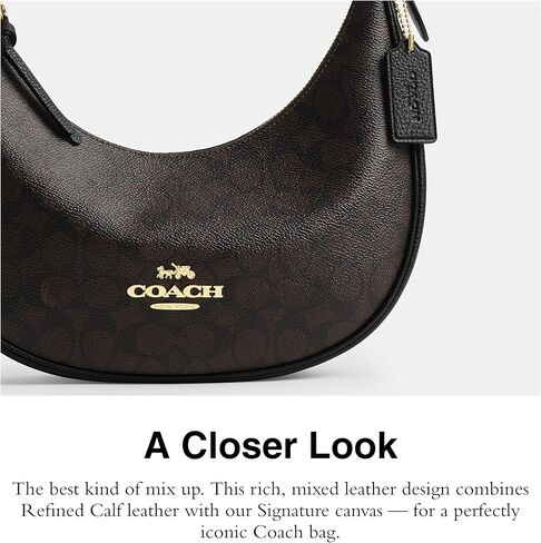Coach Bailey Hobo in Signature Canvas, IM/Walnut/Black in Saudi Arabia