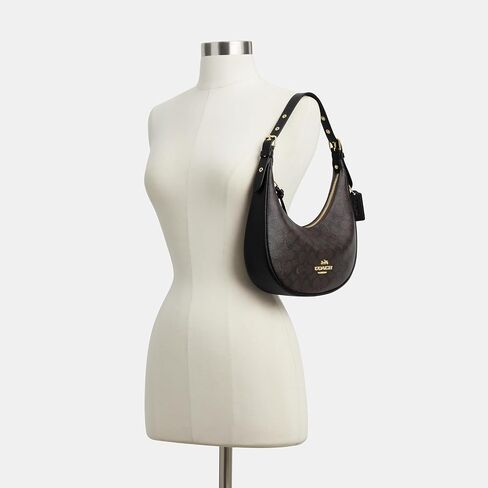Coach Bailey Hobo in Signature Canvas, IM/Walnut/Black in Saudi Arabia