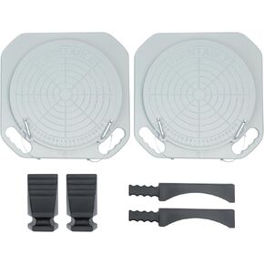 Wheel Alignment Turn Plates, 2pcs Turntable Front End Turn Plate Table for Car Truck, 360° Rotating Wheel Alignment Tool, 3-Ton Capacity Each Plate in Saudi Arabia