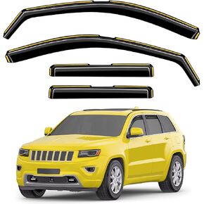 in-Channel Window Rain Guards Fit for Truck Dodge RAM 2009-2018 Crew Cab Mega Cab Extra Durable Window Deflectors Vent Visors Shades Car Accessories Visors Rain Guards in Kuwait