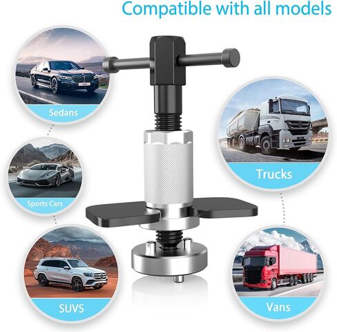 أداة ضغط الفرجار الفرامل ، وأداة WIND للرياح الخلفية للسيارة ، وموزعة وسادة الفرامل الثقيلة مناسبة للسيارات وشاحنات الفرامل وإعادة ضبط المكابس in Kuwait