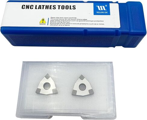 ZOUZMIN 5/8" Right Cutting CNC Lathe Carbide Excircle Indexable Turning Tool Holder Bit Set MWLNR1616H08 with 10pcs WNMG432 WNMG080408 Indexable Carbide Inserts for Hardness Steel in Saudi Arabia