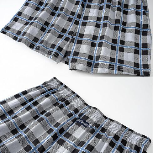 2Pcs Men's Boxer Shorts, Boxers for Men, Relaxed Fit, Moisture Wicking, Blue in Saudi Arabia