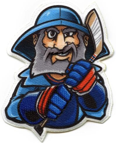 New York Raincoat Man FotoPatch Mascot Hockey Parody Embroidery Iron On in Saudi Arabia