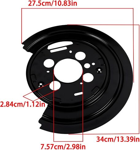 Labwork Brake Dust Shield Splash استبدال RAM 1500 Durango 2008-2009 استبدال Aspen 2008-2009 52113468AF 924-685 in Saudi Arabia