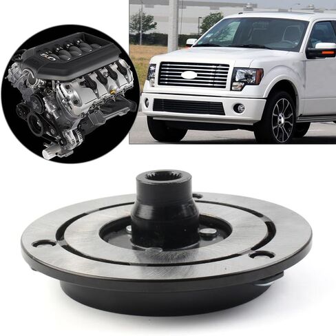CNXINN10 CAR CAR AC ضاغط لوحة محور القابض ، ضاغط الألومنيوم A/C للسيارات للبيك آب 5.0 لتر V8 2011-2014 فقط in Saudi Arabia