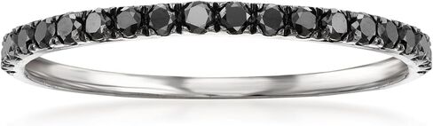 Ross-Simons 0.33 ct. t.w. Black Diamond Ring in Sterling Silver in Saudi Arabia
