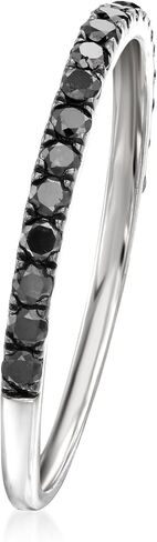 Ross-Simons 0.33 ct. t.w. Black Diamond Ring in Sterling Silver in Saudi Arabia