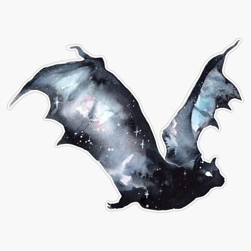 ملصق Galaxy Bat Sticker Sticker Vinyl Decal 5 " in Saudi Arabia