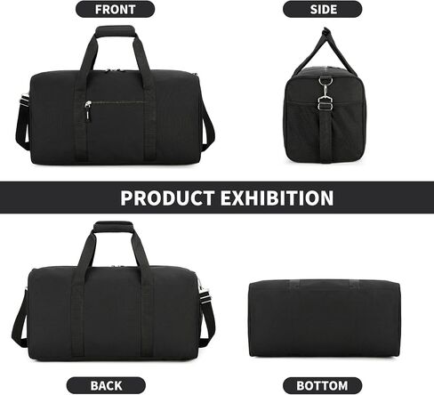 Gym Bag for Men, 22 inch Large Duffle Bag, 55L Lightweight Water-Resistant Weekender Duffel Bag for Travel, Sports, Camping, Overnight in Saudi Arabia