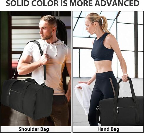 Gym Bag for Men, 22 inch Large Duffle Bag, 55L Lightweight Water-Resistant Weekender Duffel Bag for Travel, Sports, Camping, Overnight in Saudi Arabia
