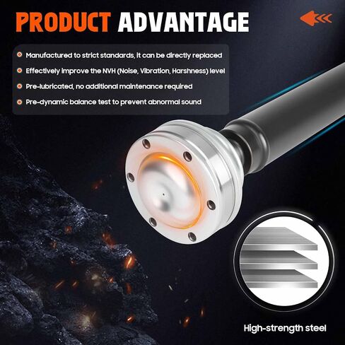 16.5" Front Drive Shaft Propeller Shaft Driveshaft Assembly fits for Jeep Liberty 2002 2003 2004 2005 2006 2007 2.4L 3.7L Base Sport Limited 4WD Automatic Transmission for 52111594AA 52111596AA in Saudi Arabia
