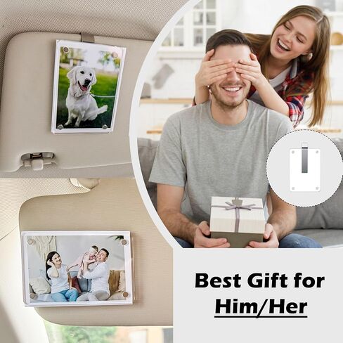 صورة مقطع مقال سيارة ، حامل صورة أكريليك ، حامل صورة مخصصة للمغناطيسية ، حامل الصورة ، إكسسوارات إطار ، إكسسوارات ، إكسسوارات ، للزوج ، أبي إضافة صور عائلية 3.5 × 2.4 بوصة (جهاز كمبيوتر) in Kuwait