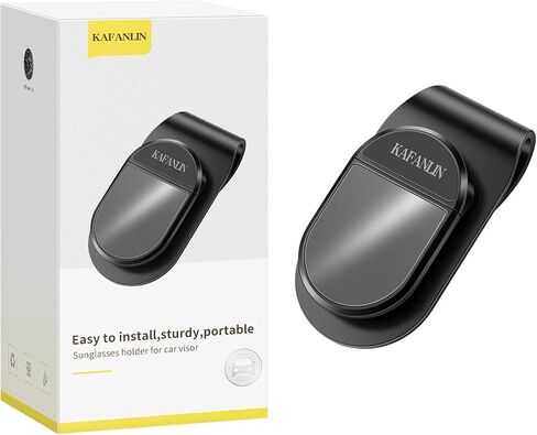 حامل الطراز الشمسي لمقطع Car Visor Clip Eyeglass Sunglass ABS ABS Plastic Asset Asset Asset للرجال in Kuwait