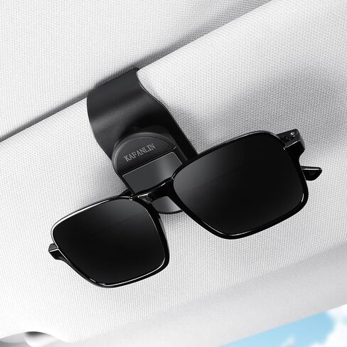 حامل الطراز الشمسي لمقطع Car Visor Clip Eyeglass Sunglass ABS ABS Plastic Asset Asset Asset للرجال in Kuwait
