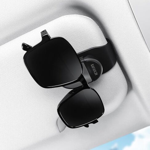 حامل الطراز الشمسي لمقطع Car Visor Clip Eyeglass Sunglass ABS ABS Plastic Asset Asset Asset للرجال in Kuwait