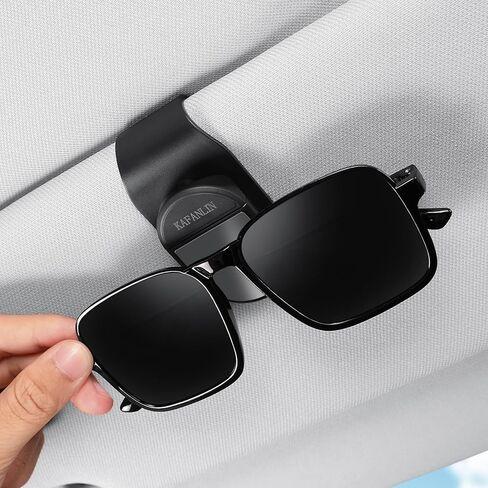 حامل الطراز الشمسي لمقطع Car Visor Clip Eyeglass Sunglass ABS ABS Plastic Asset Asset Asset للرجال in Kuwait