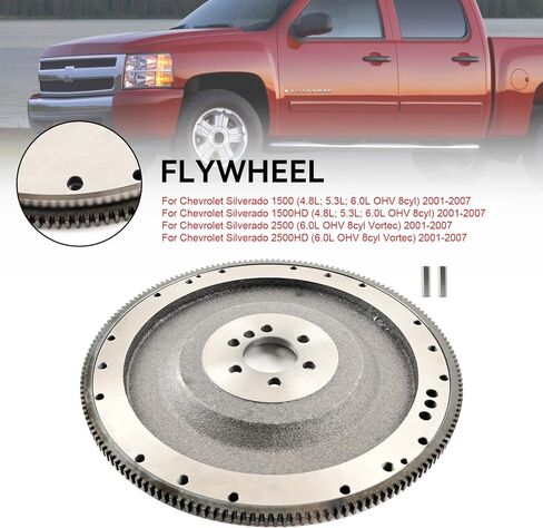 Artudatech Small Block 168-Tooth Flywheel Fit لـ GM Fit لـ Chevy 4.8 5.3 6.0L Gen III IV LS SWAP 12561680 ، 03991408 ، LFW387 in Kuwait