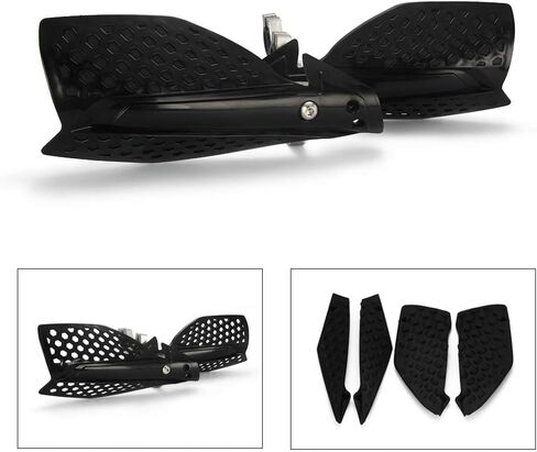 Dirt Bike Handguards 7/8'' 22mm and 1 1/8'' 28mm Handlebar Motorcycle Hand Guards Universal for Most MX Motocross Dirt Pit Bike CRF KLX KX TTR YZ TRX SX SXF EXC XCW ATV Enduro Quad in Saudi Arabia