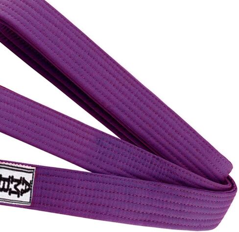 Premium Karate Belt, 100% Cotton Canvas Martial Arts Belt for Karate, Taekwondo & Judo, Durable, Comfortable & Secure Fit, Ideal for Training & Competition, Purple, Size 9-144 Inches in Saudi Arabia