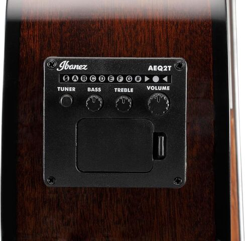 Ibanez AEGB24E Acoustic Electric Bass, Mahogany Sunburst Gloss in Saudi Arabia