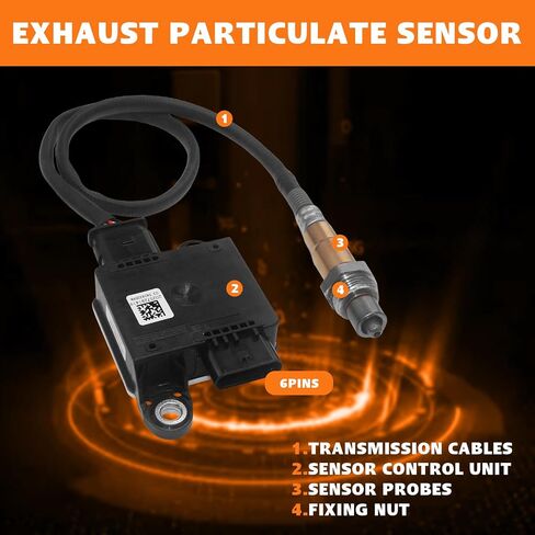 55502921 Exhaust Particulate Sensor for 2016-2019 Chevy Colorado GMC Canyon 2.8L L4，2019-2021 Chevrolet Silverado 4500HD 5500HD 6500HD in Saudi Arabia