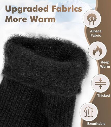 Winter Fingerless Gloves for Men Women - Mittens Finger Wool Gloves with Flip,Warm Half Finger Knitted Cold Weather in Saudi Arabia