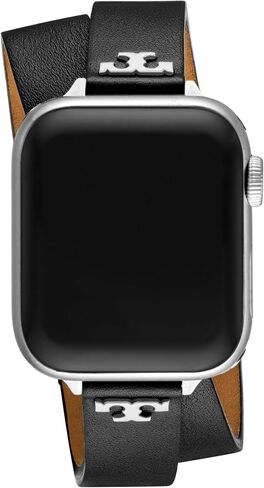 Tory Burch Women's T Double Wrap Leather Band for Apple Watch in Saudi Arabia