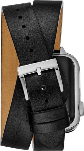 Tory Burch Women's T Double Wrap Leather Band for Apple Watch in Saudi Arabia