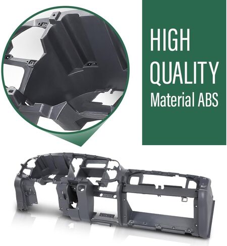 LQI Dash Dashboard Core Prottrict Frame Single ، متوافق مع Dodge RAM 1500 2500 3500 1998-2001 ، Mist Gray in Saudi Arabia
