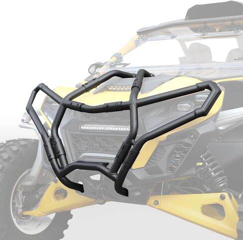 Front Bumper for Can-Am Maverick R, Combined Black Brush Guard Protector UTV Full Coverage Front Guard for Can Am Maverick R MAX X RS 2024+ Accessories, Replace #715010071 in Kuwait