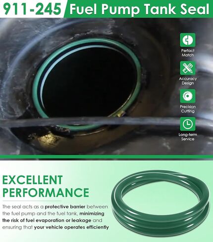 911-245 Fuel Pump Tank Seal, Fuel Tank O-Ring Seal Replacement for Chevrolet Ford GMC Sierra Dodge Ram Chrysler Select Models in Saudi Arabia