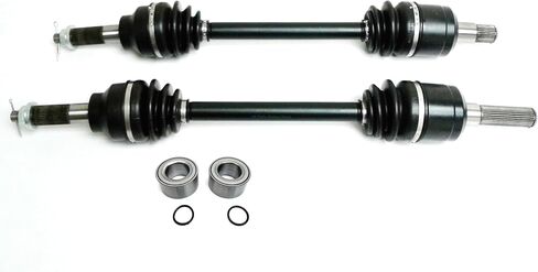 Precision Rear CV Axles & Brgs for Kawasaki 59266-0049 59266-0050, Mule PRO, Left & Right, Quality Tested, Heat-Treated, 4140 Chromoly Steel, Exact Fit, ATVPC in Saudi Arabia