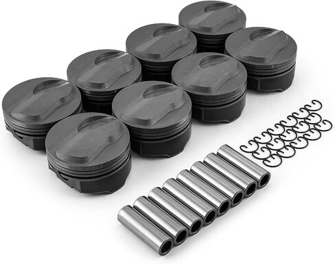 Speedmaster PCE305.1110.12 متوافق مع Chevy BBC 454 6.385 "4.600" Bore 1.270 "0.990" Dome Top Pistons in Kuwait