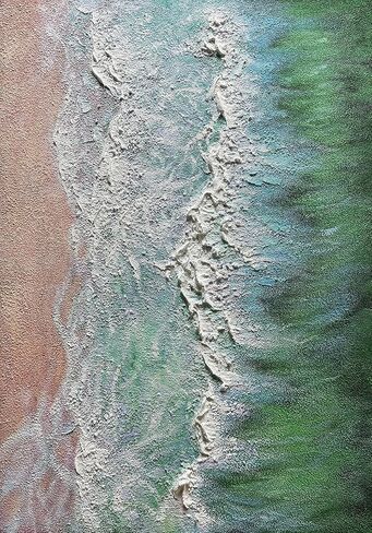 Yika Art Canvas Paintings, Wall Art Thick Texture Black Flower Modern Gorgeous Abstract Hand Painted Abstract Oil Painting on Canvas Modern Wall Art Decor 24x48 inches in Kuwait