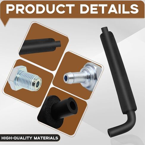 Genuine OEM Replacement PCV Valve and Hose Kit 12204-28020 12262-28021 for Toyota 2 4L Engine Fits Camry Corolla Highlander RAV4 Solara Matrix Scion tC xB Lexus HS250h 2002-2018 Models in Saudi Arabia
