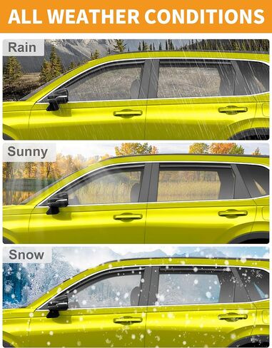 in-Channel Window Rain Guards Fit for Truck Dodge RAM 2009-2018 Crew Cab Mega Cab Extra Durable Window Deflectors Vent Visors Shades Car Accessories Visors Rain Guards in Kuwait
