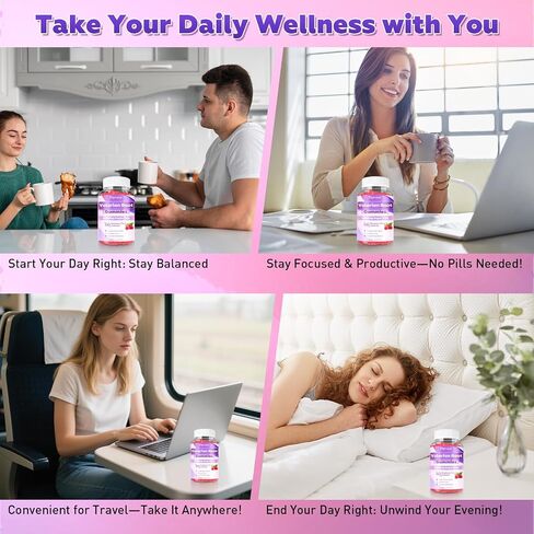 Valerian Root Gummies - Sugar Free Valerian Root Supplement for Adults, Herbal Supplement for Relaxation, Calming & Zzz, Vegan, Raspberry Flavor, 60 Count in Saudi Arabia