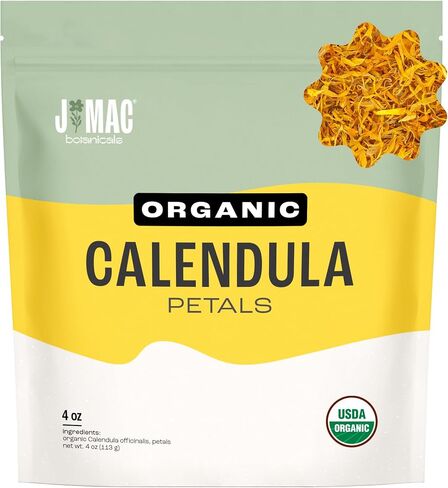 J Mac Botanicals, Organic St Johns Wort herb (16 oz) loose leaf St. John's wort, Certified USDA Organic by Organic Certifiers, Inc. European harvest, Packaged in the USA, Quality Resealable bag in Saudi Arabia