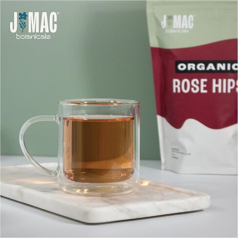 J Mac Botanicals، عشبة نبتة سانت جون العضوية (16 أونصة) من نبتة سانت جون ذات الأوراق السائبة، معتمدة كمنتج عضوي من وزارة الزراعة الأمريكية من قبل شركة Organic Certifiers, Inc. الحصاد الأوروبي، معبأة في الولايات المتحدة الأمريكية، حقيبة عالية الجودة قابلة  in Kuwait