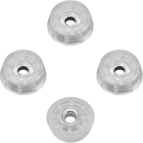 20 Clear Medium Round Rubber Feet - .312 H X .875 D - Made in USA - Food Safe, Cutting Boards, Electronics, Crafts, Woodworking… in Kuwait