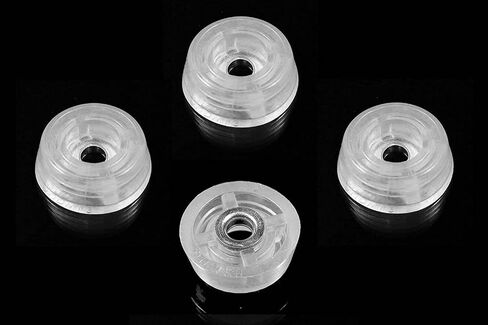 20 Clear Medium Round Rubber Feet - .312 H X .875 D - Made in USA - Food Safe, Cutting Boards, Electronics, Crafts, Woodworking… in Kuwait