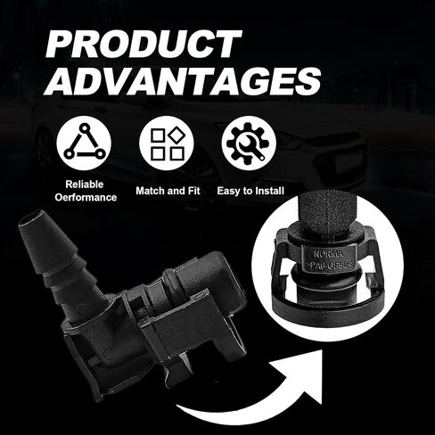 2pcs خانق صمام الخانق موصل خرطوم أنابيب المياه ، متوافق مع Chevy Cruze 2011-2016 ، Trax 2015-2021 ، Sonic 2012-2020 وما إلى ذلك ، استبدل OE# 55354565 ، 861058 ، 55354563 in Kuwait