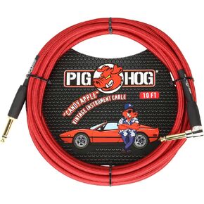 Pig Hog "Tuscan Brown Instrument Cable, 10ft Right Angle in Kuwait
