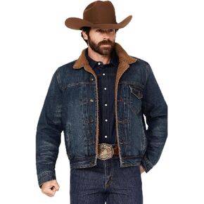 Men's Clay Sherpa Lined Denim Jacket - Brfa24o11-Ind in Saudi Arabia