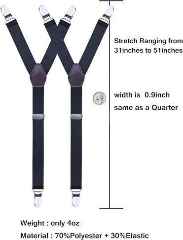 *daisysboutique* Shirt Stays Elastic Adjustable Shirt Holders with Clips Soft Smooth Tuckers For Men Women Professional in Saudi Arabia