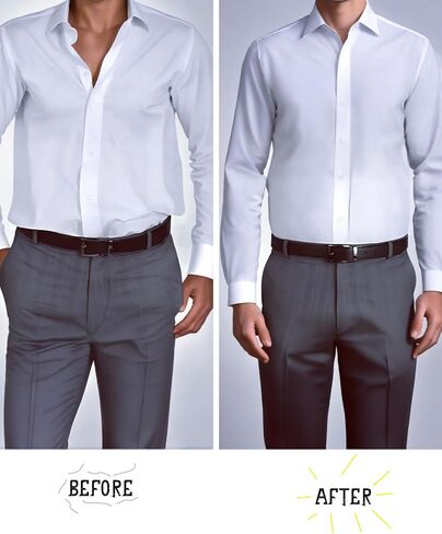 *daisysboutique* Shirt Stays Elastic Adjustable Shirt Holders with Clips Soft Smooth Tuckers For Men Women Professional in Saudi Arabia