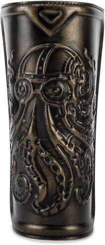 SV SENVAN 3D Octopus Bracers - Viking & Renaissance Armor Guards, Adjustable Lacing PU Forearm Armor (1pcs) in Saudi Arabia